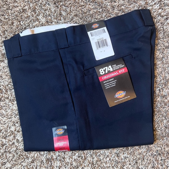 Mens Navy Blue Dickies - Picture 2 of 3